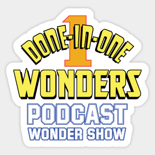 Done-in-One Wonders logo Sticker